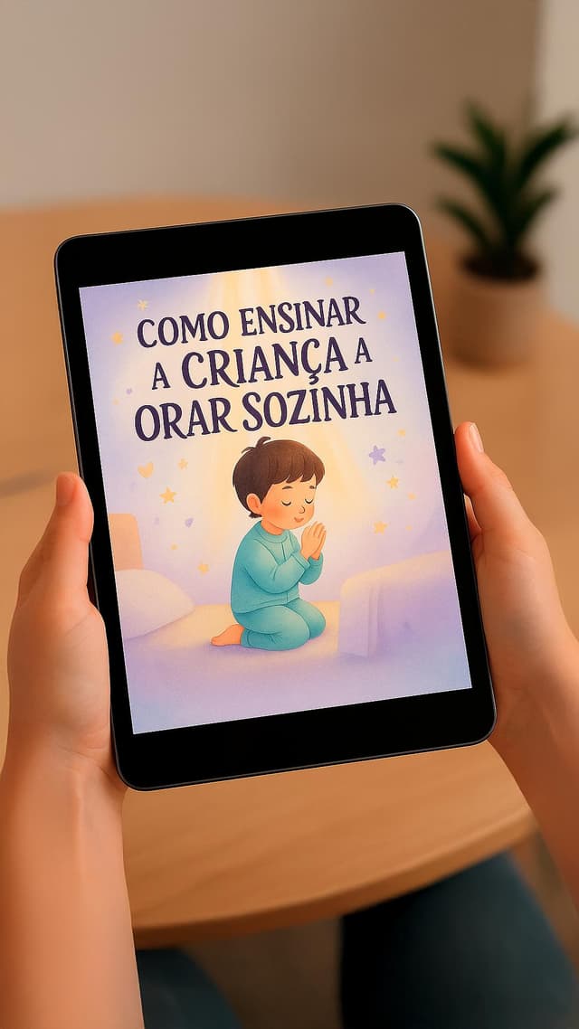 O Poder das Palavras - Como Ensinar a Criança a Orar Sozinha - Apostila 3