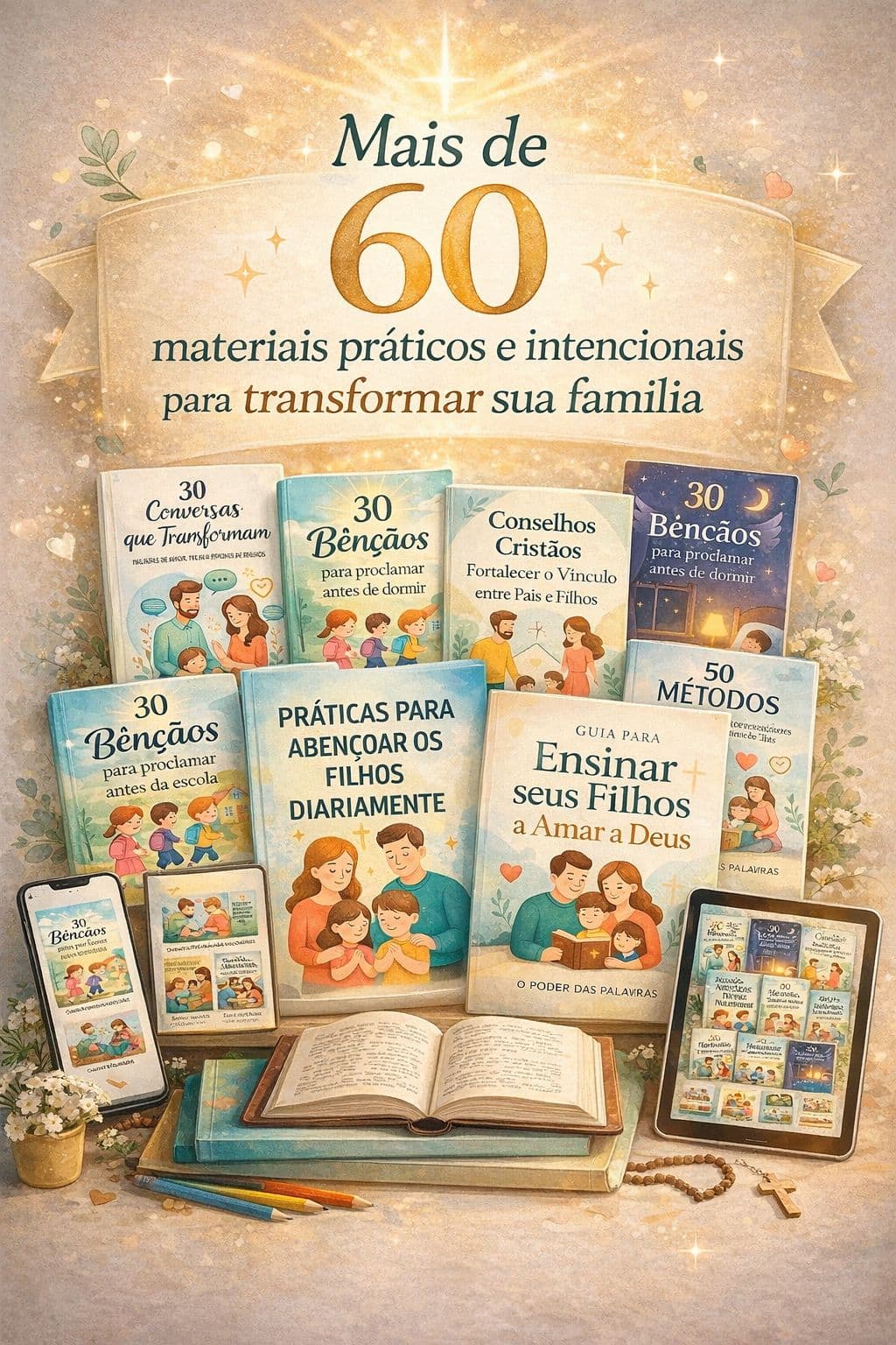 Mais de 60 materiais práticos e intencionais para transformar sua família