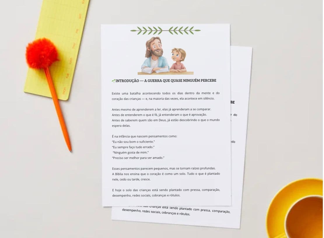 Página interna do material 1 - O Poder das Palavras